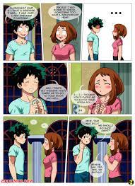 ✅️ Porn comic I See You. My Hero Academia. Sex comic training at the 