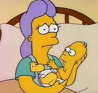 Next time when searching the web for a clue, try using the search term bart simpson's grandma crossword or bart simpson's. Mona Simpson The Simpsons Wikipedia