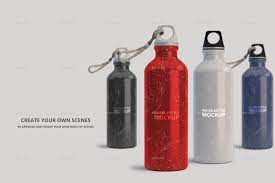 Download Aluminum Water Bottle Mockup By Deltatemplates Graphicriver