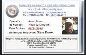 So now that you have decided that you want to be a fork lift driver, you may be wondering what comes next. Get Your Forklift License On Line