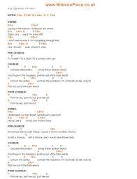 Pin On Bitesize Piano Chords Lyrics