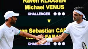 Cabal y farah vienen de quedar. Juan Sebastian Cabal And Robert Farah Make History Wimbledon 2019 Atp Tour Tennis