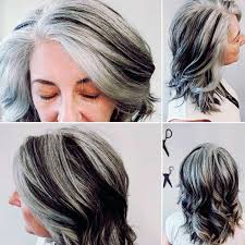 Transition To Gray Hair With Highlights Getting Used To Gray Hair Little By Little