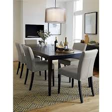 Lowe Pewter Leather Dining Chair Crate And Barrel Dining Chairs Leather Dining Chairs Dining Room Furniture