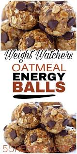 These Delicious Oatmeal Energy Balls Are The Perfect Healthy Snack Simple To Make And So Tasty Weightwatchers Gesunde Snacks Gesundes Essen Snack Rezepte