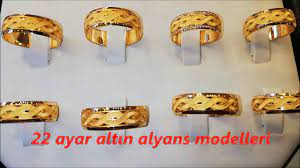 22 ayar altin alyans modelleri nisan yuzukleri ve cesitleri youtube