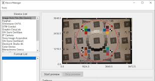 Device manager is an extension of the microsoft management console that provides a central and organized view of all the microsoft windows recognized hardware installed in a computer. The Imatest Image Acquisition Device Manager Imatest
