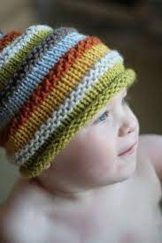 Boy S Knit Hat With Colourful Stripes Size 18 Months To 4 Years Knitted Hats Knitting Baby Knitting