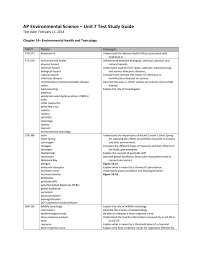 Chemical bonds physical science unit 5: Ap Environmental Science Unit 7 Test Study Guide