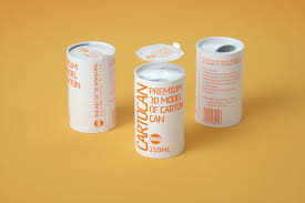 Packaging 3d Model Of Carton Can Cartocan 150ml Packaging 3d Model Premium Packaging