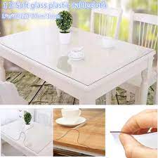 5% coupon applied at checkout save 5% with coupon. Buy Soft Glass Protective Mat Pvc Tablecloth Transparent Waterproof Transparent Table Mat Coffee Table Oil Proof For Living Room Tablecloth At Affordable Prices Free Shipping Real Reviews With Photos Joom