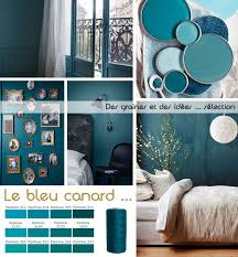Le Bleu Canard Source De Bonheur Des Graines Et Des Idees Chambre Coloree Idee Deco Maison Deco Maison