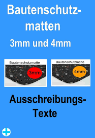 Bautenschutzmatten Dicke 3mm Und 4mm Ausschreibungstext Stelzlager Teichbau Gehwegplatten