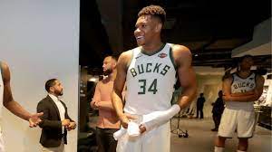 These Are For You And Your Sister Giannis Antetokounmpo Brings Nba Twitter To Its Knees After Giving Away His Shoes And Jersey To Young Fans The Sportsrush