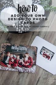 Upload your own holiday snaps to create a photo christmas card, or explore hundreds of seasonal card templates. Gold Foil Holiday Cards Adding Your Own Design Lemon Thistle