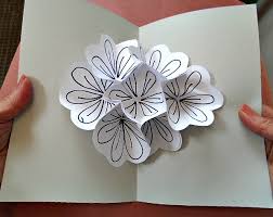 If there is a birthday of our friend we used to buy greeting cards from shops. Pop Up Flower Card Craftbits Com
