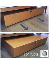 Scegli la consegna gratis per riparmiare di più. Sotto Il Letto Cassettone Contenitore In Legno Con Rotelle