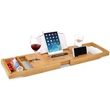 Check spelling or type a new query. Homfa Bamboo Bathtub Tray Bath Table Adjustable Caddy Tray With 40 Liked On Polyvore Featuring Home Bed Bath Bath Bath Bath Tub Tray Bathtub Tray