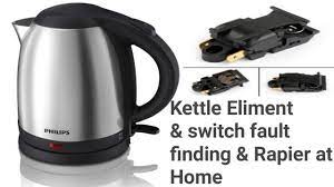 Electrical Kettel Eliment And Switch Fault Find And Repair At Home Youtube