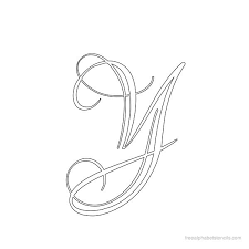 Print the calligraphy alphabet image on your computer once downloaded. Calligraphy Alphabet Stencils Freealphabetstencils Com