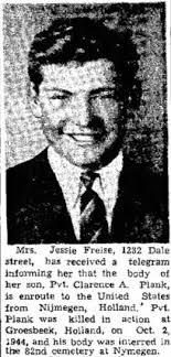 Pvt Clarence A. Plank (1921-1944)
