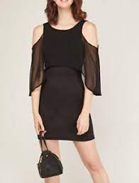 Designed to hug and showcase your curves, this dress features pair it with your favorite black heels to create an unforgettable impression. Chiffon Overlay Bodycon Dress Ebay