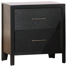 Coaster 2 Drawer Nightstand In Black Nightstands Home Garden