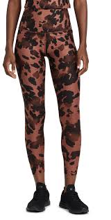 Beyond Yoga Space Dye Printed Caught In The Midi High Waisted Leggings In Copper Modesens
