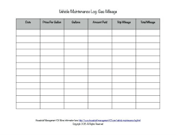 free printable vehicle maintenance log why you should have