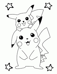 Ausmalbilder Pokemon Pikachu Und Friendun Vozeli Com