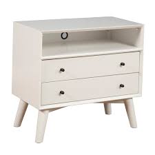 Engineered and crafted here in the u.s.a., the marshall bedroom blends timeless farmhouse styling with an updated color palette. Parocela Large 2 Drawer Nightstand White Wayfair