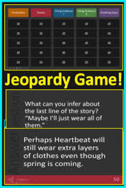 One of the free games to play on zoom which is magic because times are tough for some. Heartbeat Jeopardy Game Hmh Powerpoint Or Google Classroom Zoom Game
