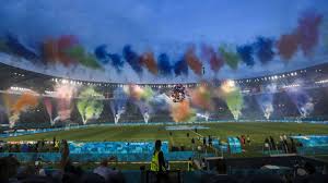Andrea bocelli performs a stirring rendition of 'nessun dorma', fireworks light up the rome sky and italian legends francesco totti and alessandro nesta soak in the atmosphere before kick off against turkey. J0ocz58vxdxi1m