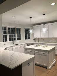 All white kitchen subway tile backsplash laza countertop ice machine. Need Help Deciding On Which Backsplash Looks Best With Calacatta Laza