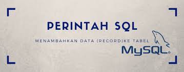 Check spelling or type a new query. Perintah Sql Menambah Data Ke Dalam Tabel Di Mysql