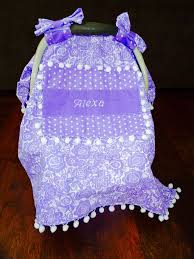 Custom Made With Name Embroidery Baby Carseat Canopy Baby Car Seats Cover Boy