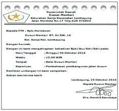 Contoh surat resmi undangan dinas sekolah pemerintah. Download Perbedaan Surat Resmi Setengah Resmi Dan Tidak Resmi
