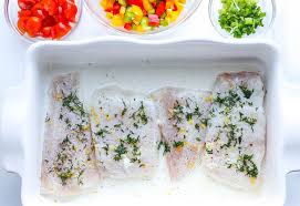 Preheat oven to 350ºf stack tortillas and wrap them in foil. Easy Baked Halibut Recipe Easy Fish Recipe With Loads Of Vegetables