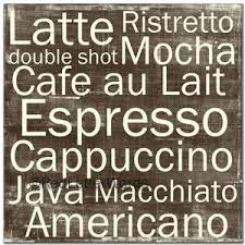 Red Letter Words Coffee Palabras Cafe Cafeteria