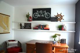Wall shelves turn empty walls into a great place to store and show off your things. Diy Floating Wood Shelf With Dowels