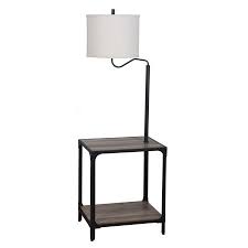 These garden end table are offered in various shapes and sizes ranging from trendy to classic ones. Better Homes Garden 4 7 End Table Floor Lamp With Usb Port Weathered And Black Finish Accuweather Shop