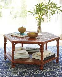 Rattan frame with woven and wrapped rattan peel. Montrose Coffee Table Coffee Table Funky Coffee Tables Hexagon Coffee Table