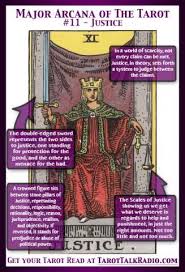 Justice Tarot Talk Radio Justice Tarot Tarot Tarot Card Meanings