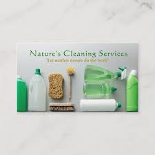 Professional Green Natural Cleaning Service Business Card Natural Cleaning Products Cleaning Service Natural Cleaning Products Diy