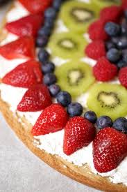 Fruit Pizza With A Sugar Cookie Crust Home Jobs By Mom Fruit Pizza Sugar Cookie Fruit Pizza Recipe Easy Fruit Pizza