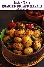Potato Roast Recipe Masala Potato Fry Fun Food Frolic Recipe Baby Potato Recipe Indian Roasted Potatoes Indian Food Recipes