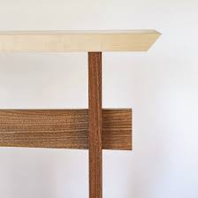 Handmade Narrow Zen Console Table Minimalist Wood Furniture Etsy In 2020 Minimalist Wood Furniture Handmade Wood Furniture Hall Table