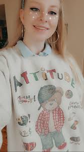 My daughter's " wine sweater". She said it's