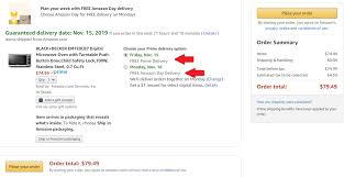 I feel that if amazon displays a guaranteed delivery date at the checkout page, they are obligated to that date, regardless of shipper error. Free Shipping Amazon Prime Vs Non Prime Seller Essentials