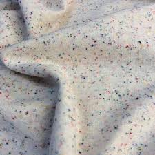 I looove the seafoam textured fringe knit layer, too! Robert Kaufman Speckle Cotton Jersey Natural Fabric Cotton Speckle
